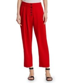 A.L.C. - RUSSEL BUTTON-FRONT PANTS at Saks Fifth Avenue